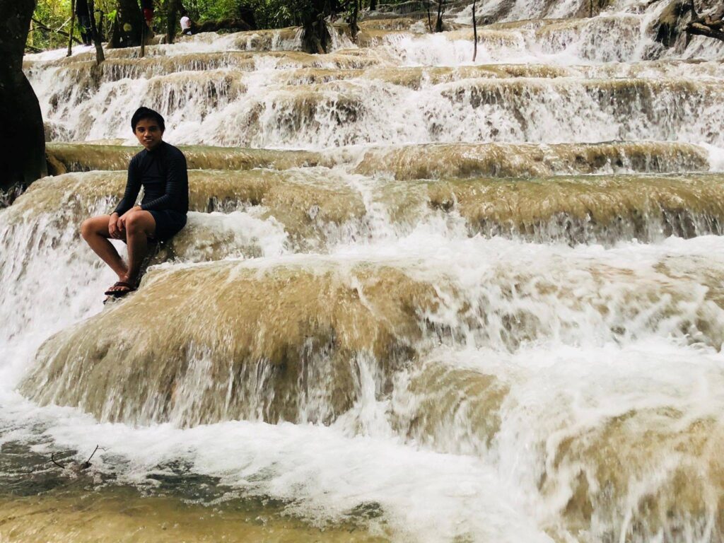 at Kaparkan Falls