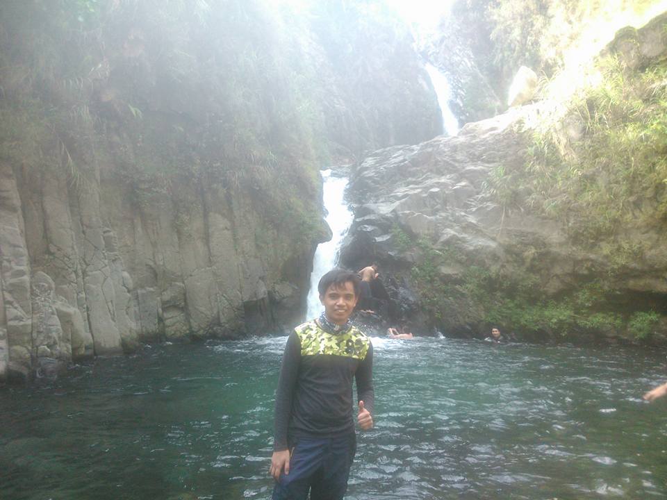 at Mt. Pinatubo twin falls
