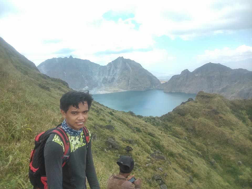 view of Mt. Pinatubo crater