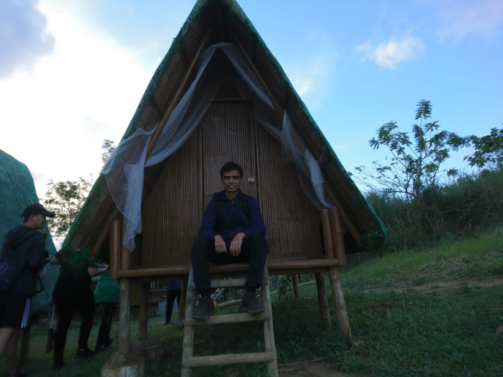 nipa hut near the Spider Web