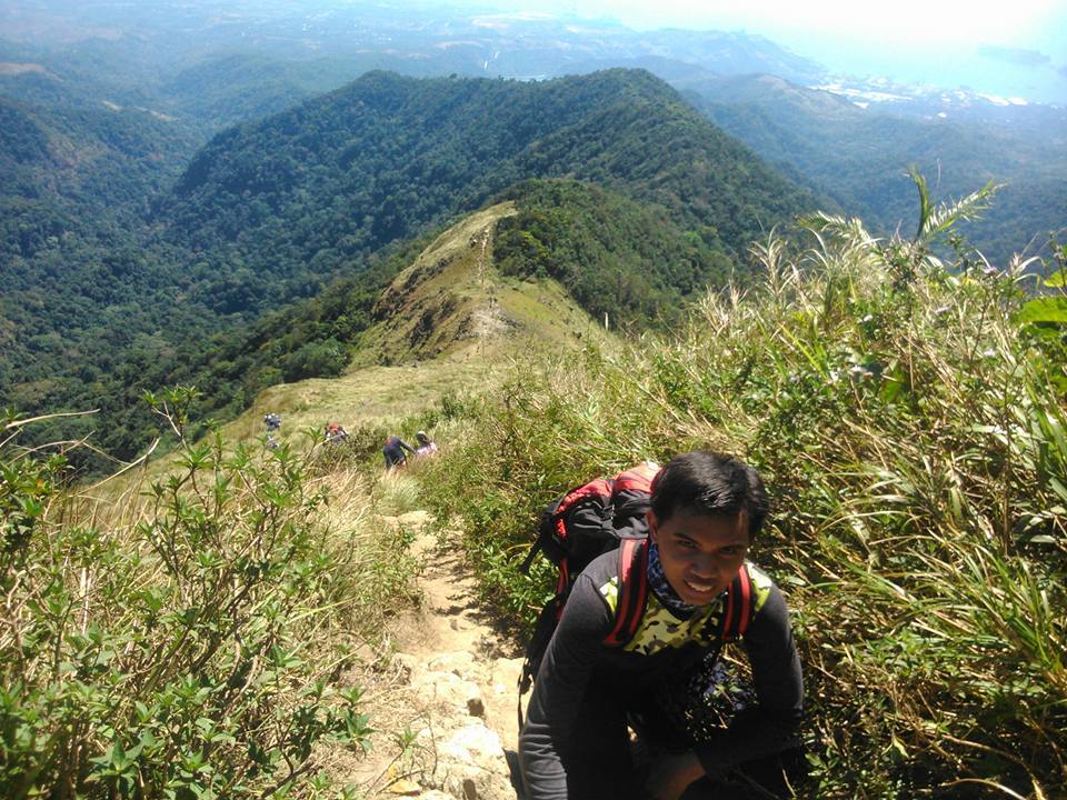 steep slope of Tarak Ridge
