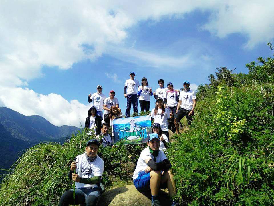 group picture at the summit of Mt. Tarak
