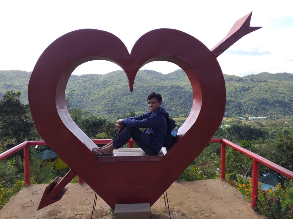 Lambingan Hills heart symbol