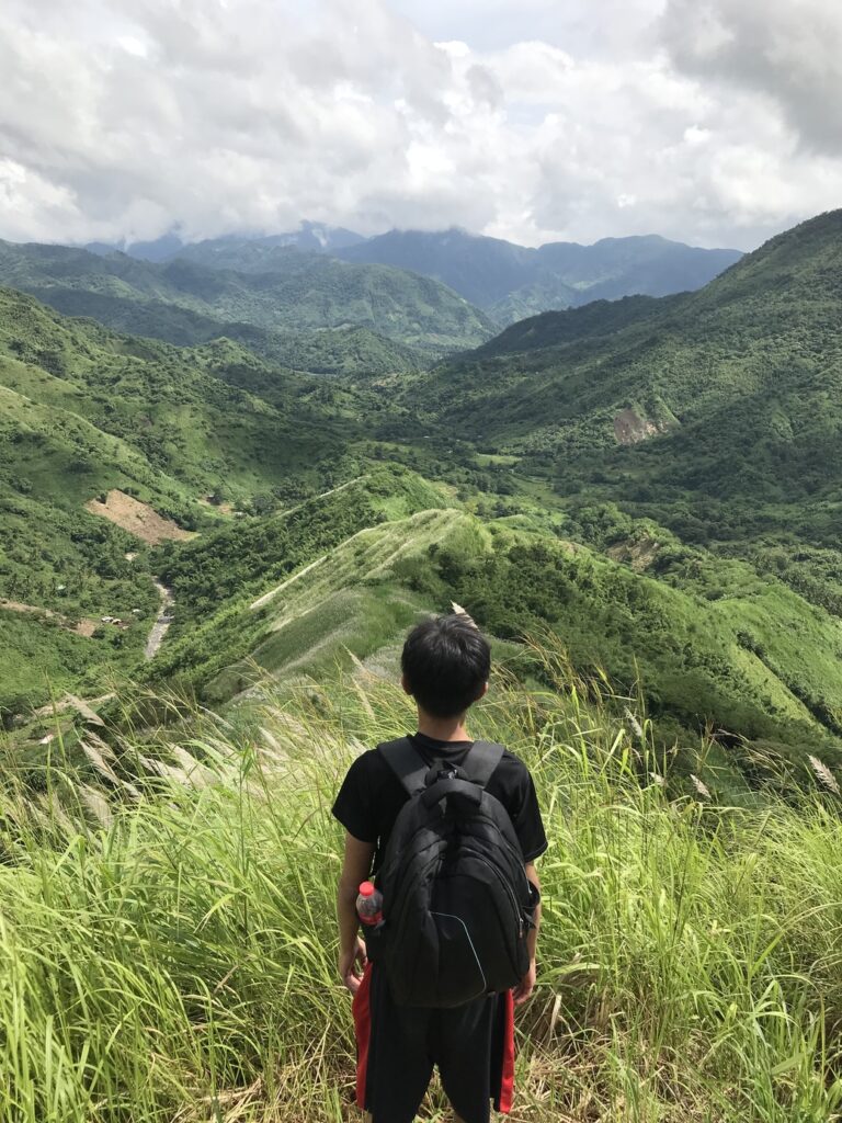 overlooking at the summit of Mt. Gulod
