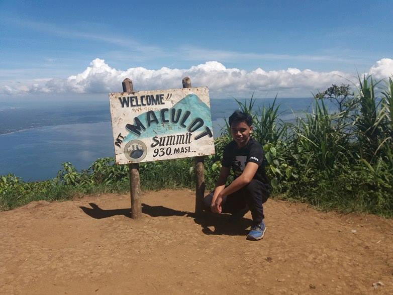 at the summit of Mt. Maculot