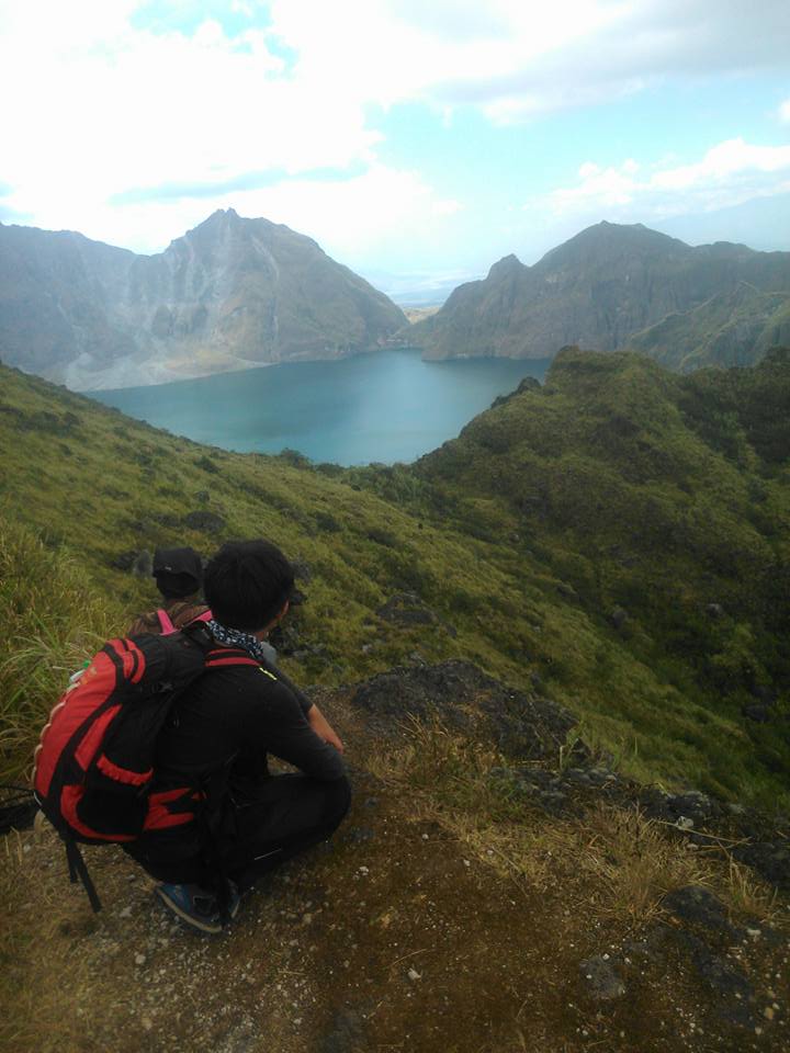 Mt. Pinatubo crater view