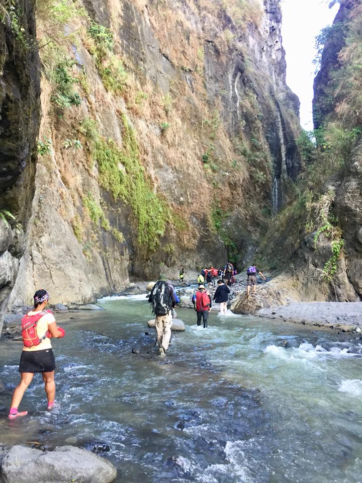 river crossing in Mt. Pinatubo