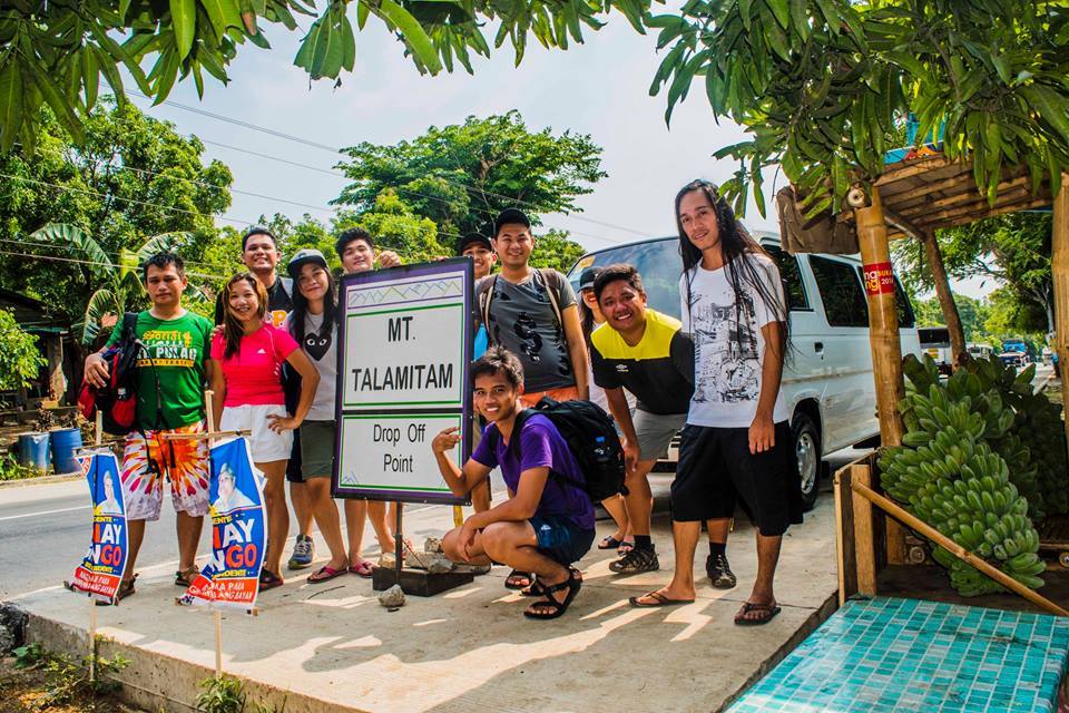 group picture at the jump-off point