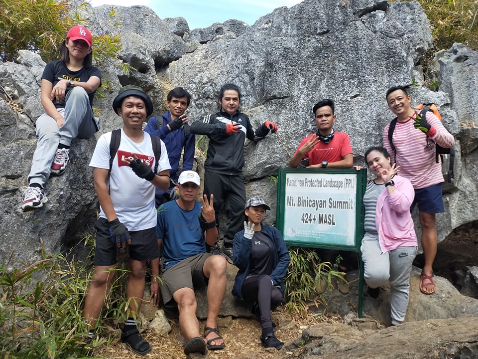 group picture at the third mountain of Montalban Trilogy