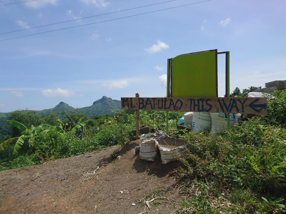 Mt. Batulao marker