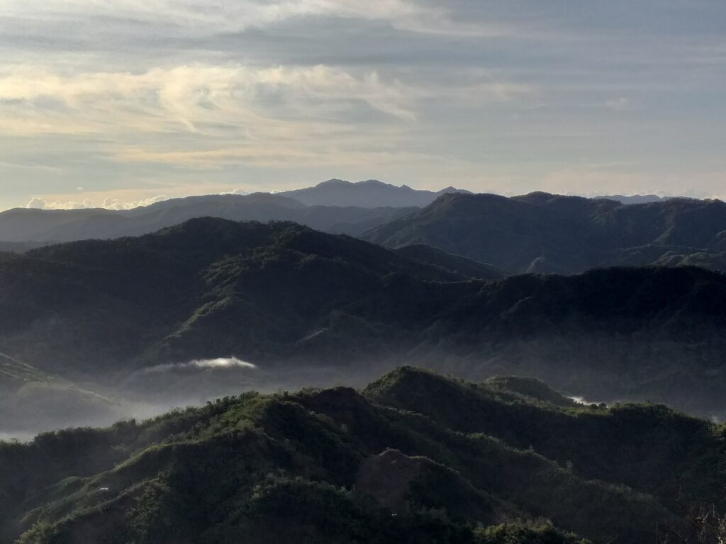 view at the summit of Mt. Hapunang Banoi 