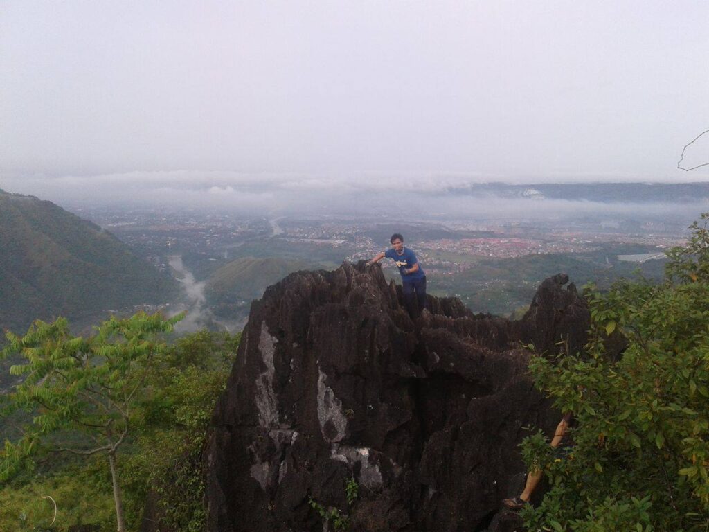 at the summit of Mt. Hapunang Banoi