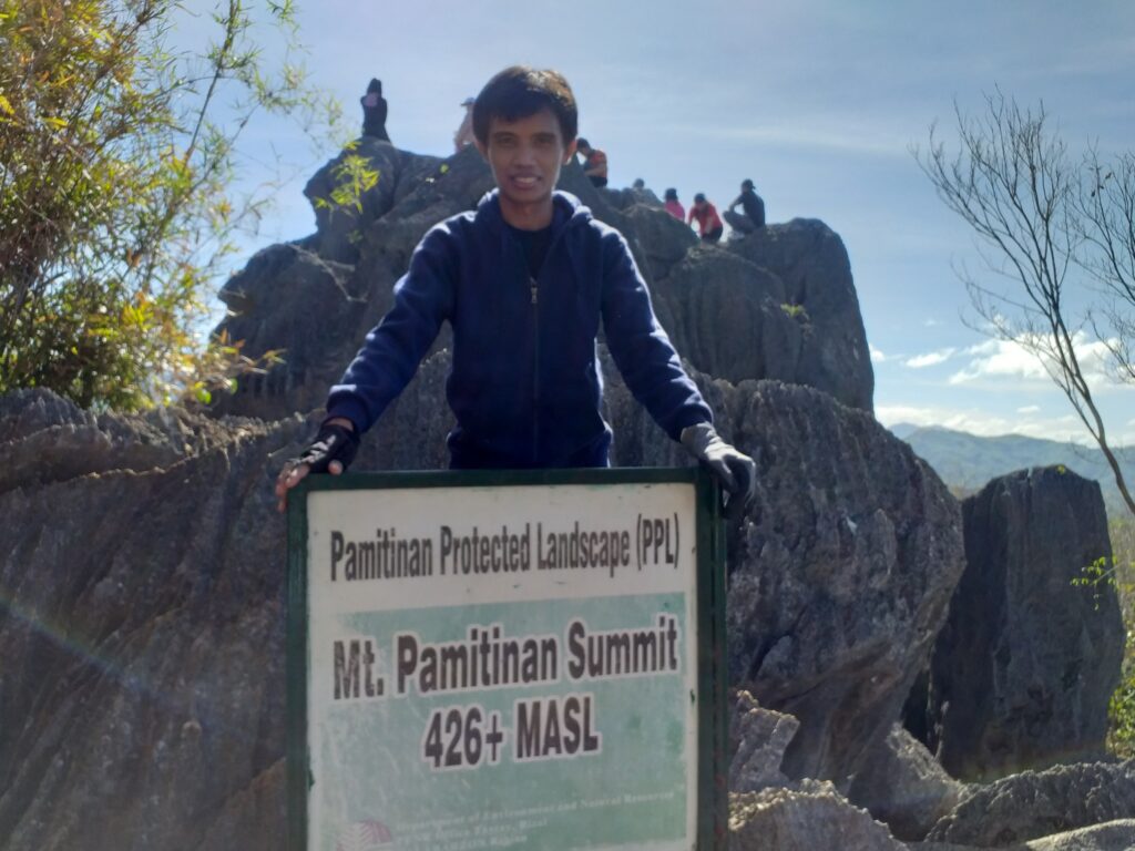 at the summit of Mt. Pamitinan