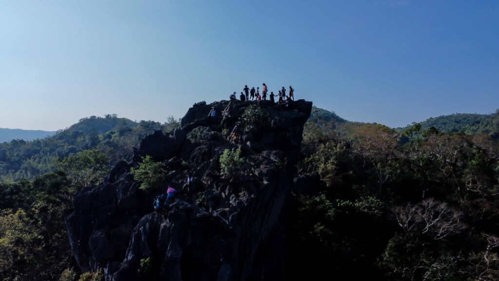at the summit of Nagpatong Rock