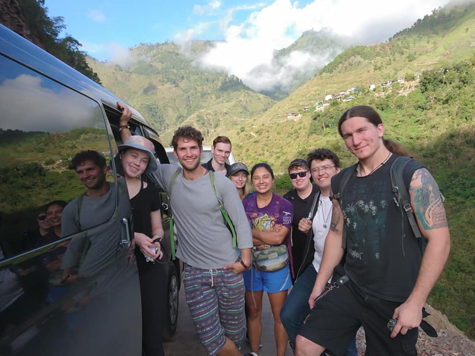 group picture of tourist visiting Buscalan village