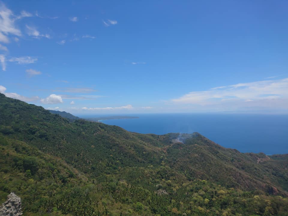 view at the summit of Mt. Nalayag Monolith