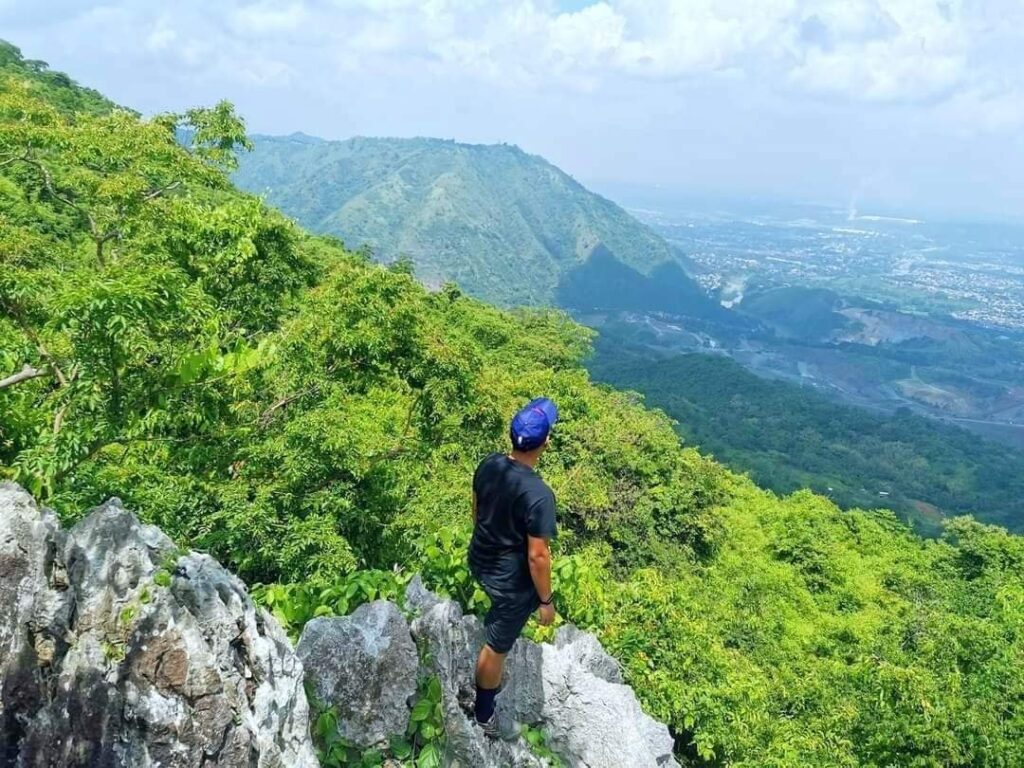 view at the summit of Mt. Espadang Bato