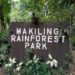 Makiling Rainforest Park marker