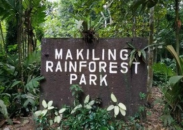 Makiling Rainforest Park marker