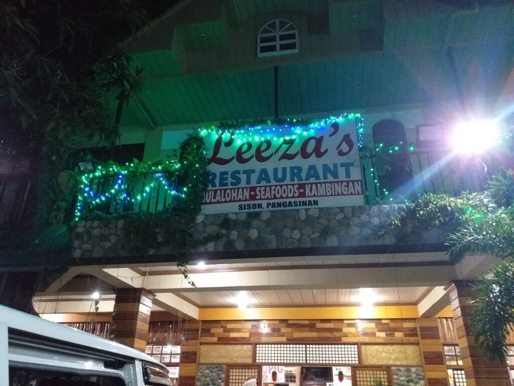 Leeza's Restaurant in Pangasinan
