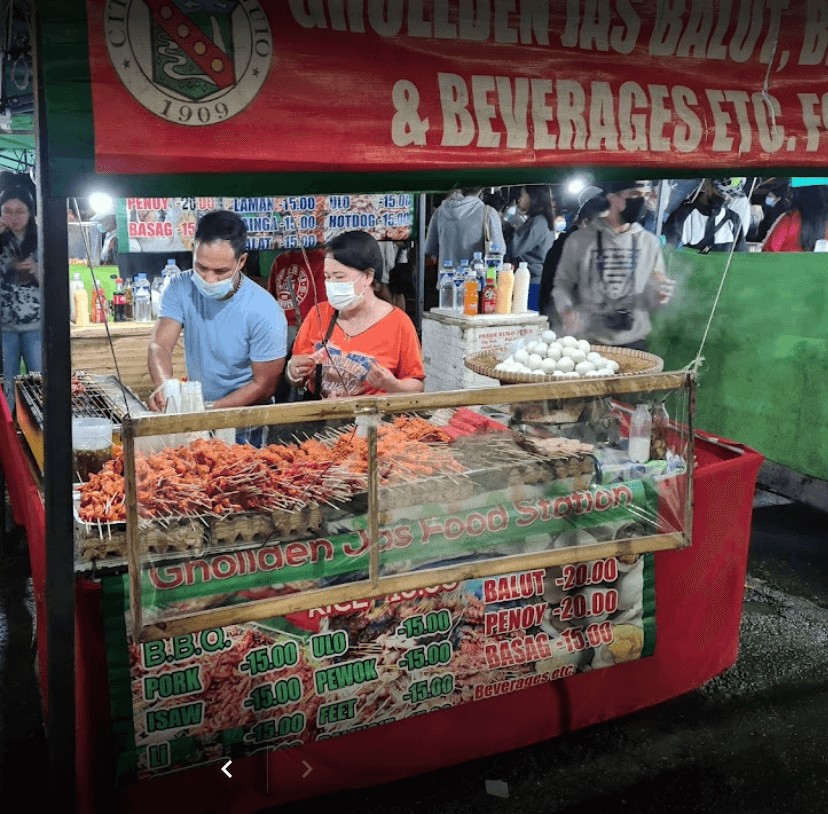 Baguio Night Market food stall