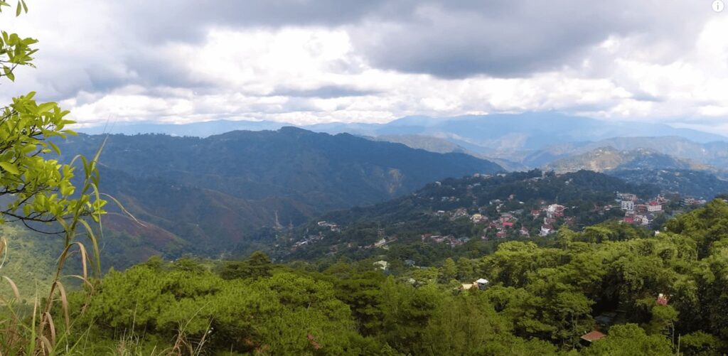 the view at the observation deck of Mines View Park