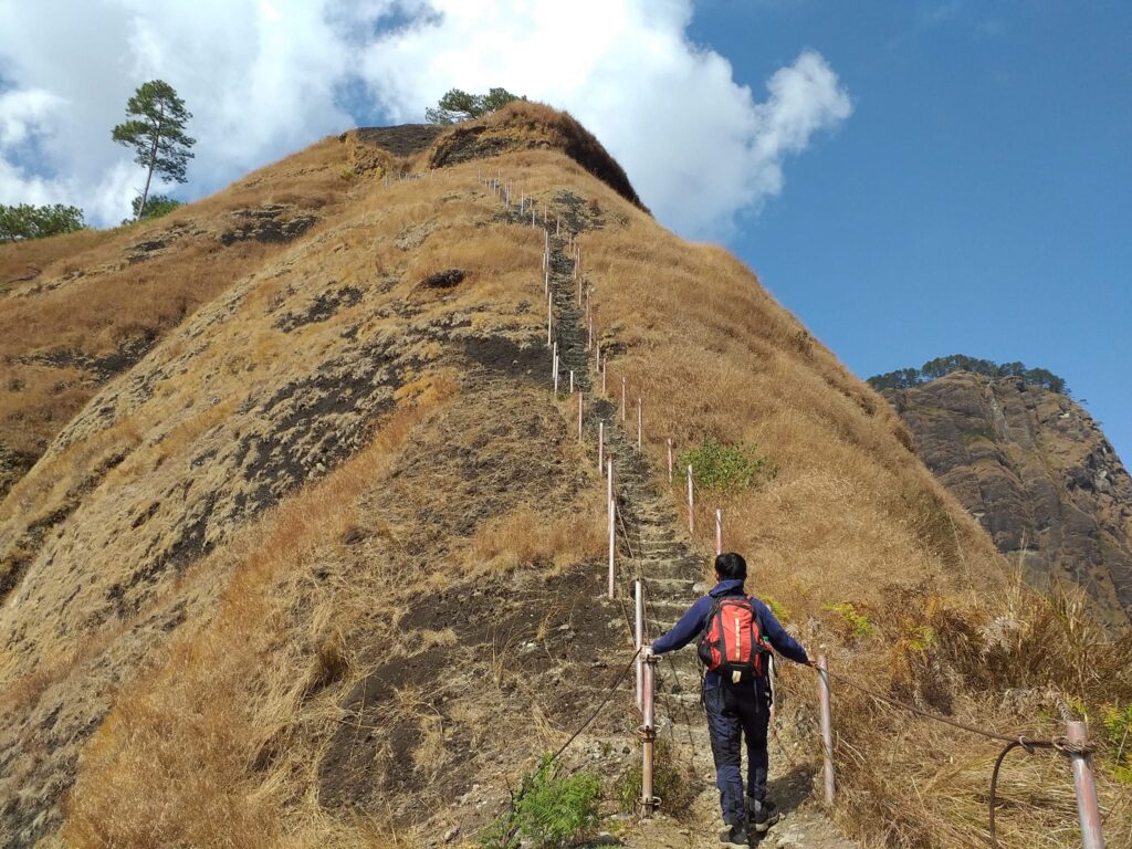 the stairway to heaven of Mt. Kabunian