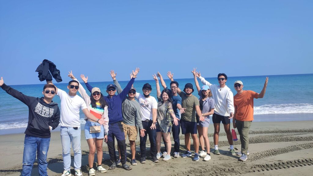 friends enjoying summer vacation in Ilocos Norte