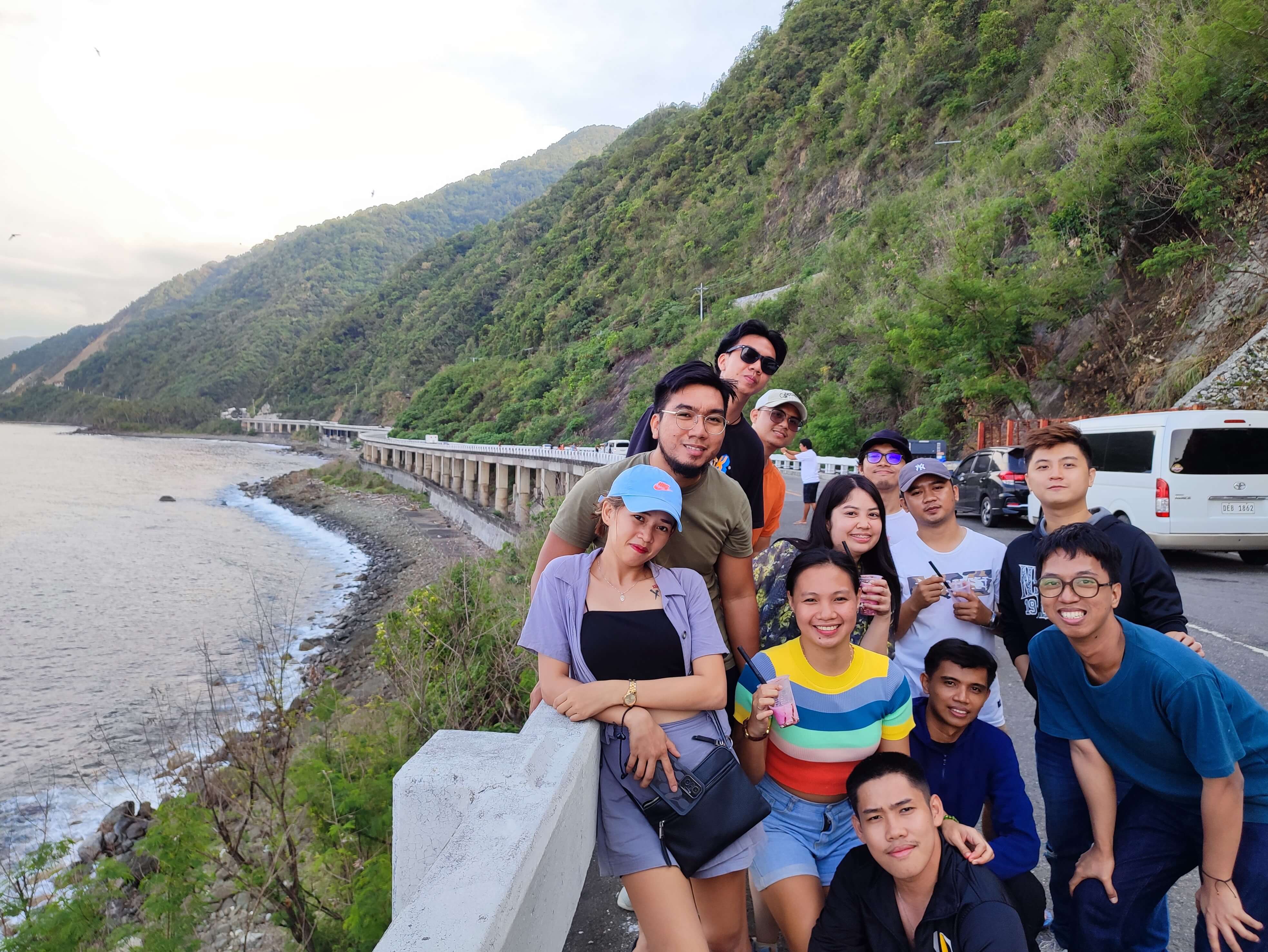 group picture at Patapat Viaduct