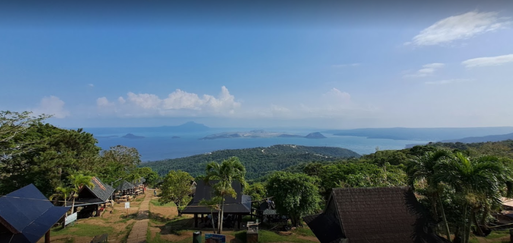 view of Taal Lake