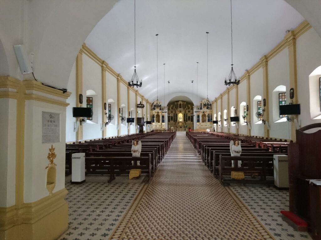 inside of the Santa Maria Church