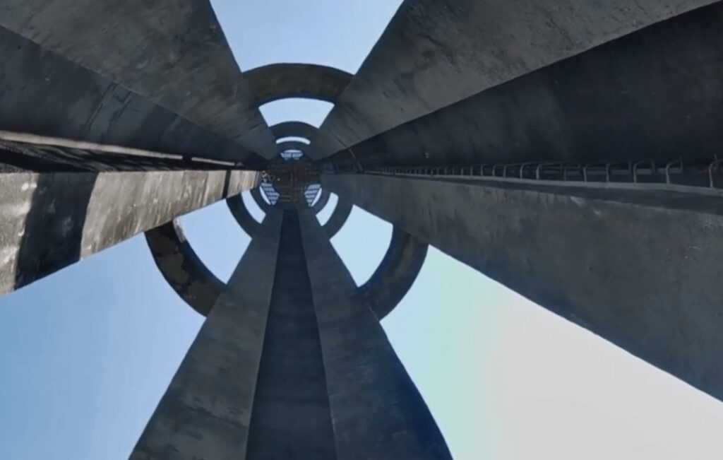 inside the obelisk tower