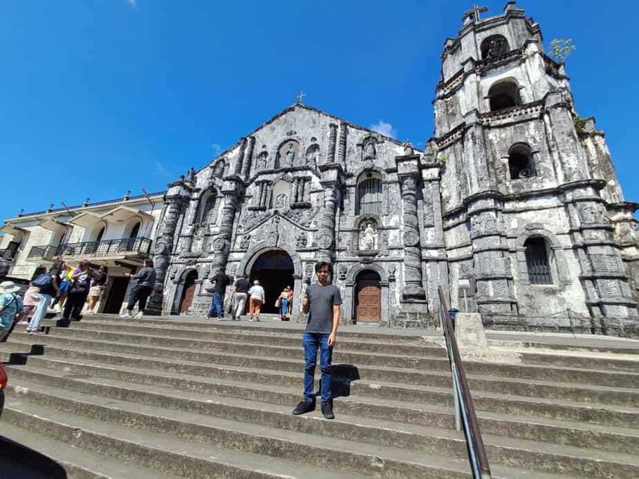 solo picture at Daraga Church