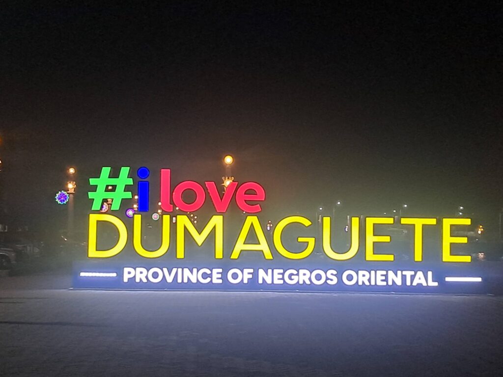I love Dumaguete sign