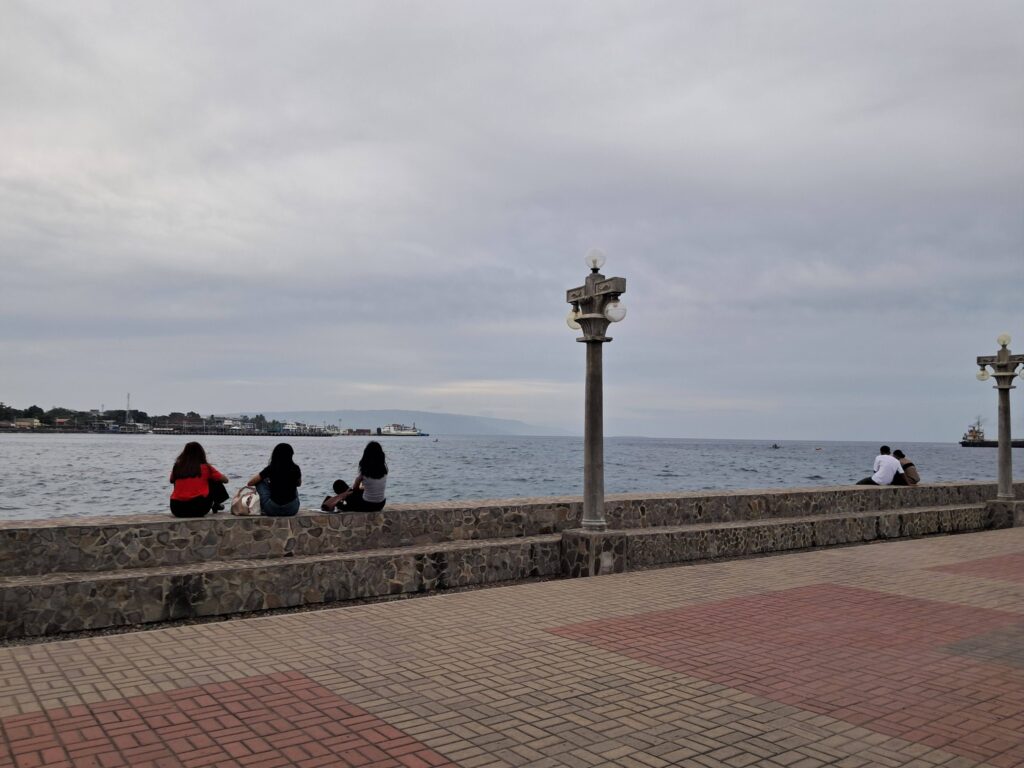 the seaside view at Rizal Boulevard
